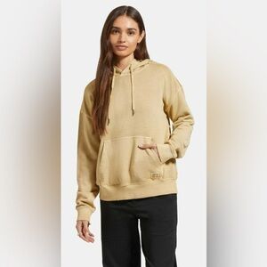 Brixton Cross Loop French Terry Hoodie – Sand – Size XL – NWT